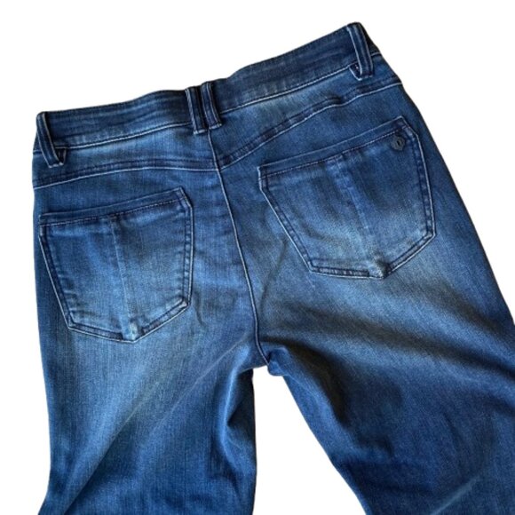 Democracy Ab Solution Itty Bitty Bootcut Jeans Women's 8 PETITE Blue Denim NWT - Picture 8 of 8